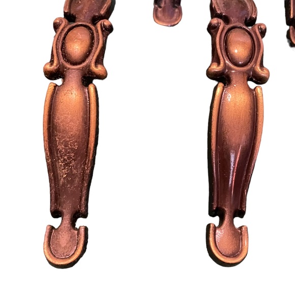 Vintage Brass MCM LOT (30) Kitchen Cabinet Handles Drawer Pulls DIY Restoration - Picture 9 of 16